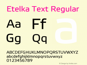 Etelka Text