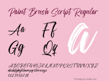 Paint Brush Script