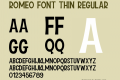 Romeo Font Thin