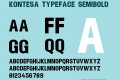 Kontesa Typeface