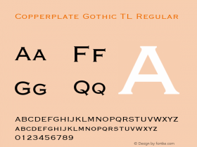 Copperplate Gothic TL