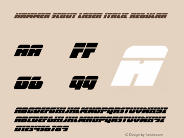 Hammer Scout Laser Italic