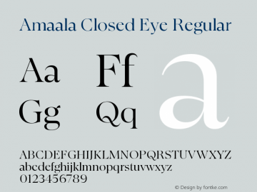 Amaala Closed Eye