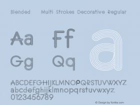 Blended | Multi Strokes Decorative