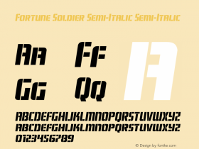 Fortune Soldier Semi-Italic