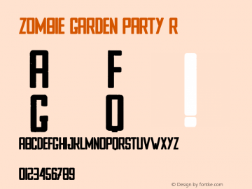 ZOMBIE GARDEN PARTY