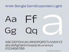 Anek Bangla SemiExpanded