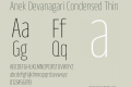 Anek Devanagari Condensed