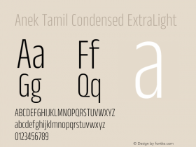 Anek Tamil Condensed