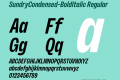 SundryCondensed-BoldItalic