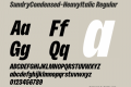 SundryCondensed-HeavyItalic