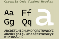 Cascadia Code Slashed