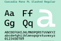 Cascadia Mono PL Slashed