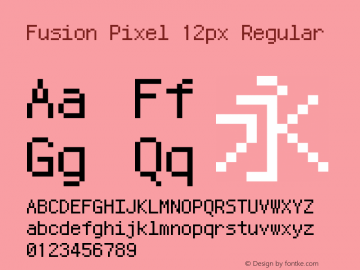 Fusion Pixel 12px