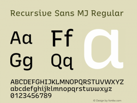 Recursive Sans MJ