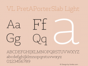 VL PretAPorterSlab