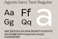 Agoda Sans Text