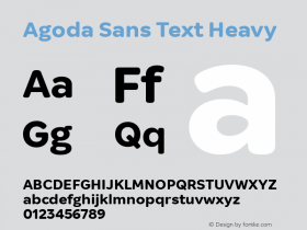 Agoda Sans Text