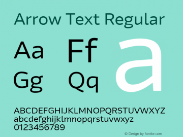 Arrow Text