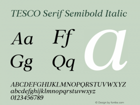 TESCO Serif