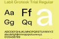 Labil Grotesk Trial