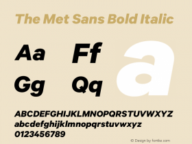 The Met Sans