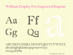William Display Pro Engraved