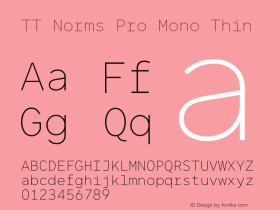 TT Norms Pro Mono