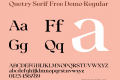 Quetry Serif Free Demo