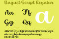 Baguet Script