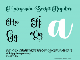 Maleyenda Script
