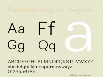 Bakewell-Regular