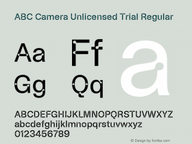 ABC Camera Unlicensed Trial