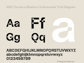 ABC Camera Medium Unlicensed Trial