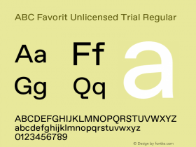 ABC Favorit Unlicensed Trial