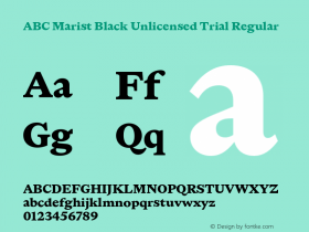 ABC Marist Black Unlicensed Trial