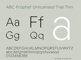 ABC Prophet Unlicensed Trial