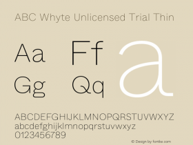 ABC Whyte Unlicensed Trial