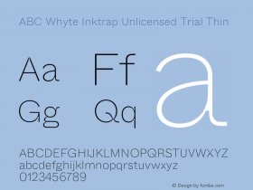 ABC Whyte Inktrap Unlicensed Trial