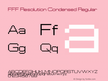 FFF Resolution Condensed
