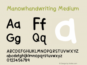 Manowhandwriting