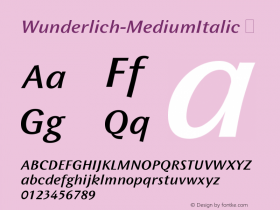 Wunderlich-MediumItalic