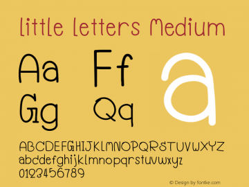 little letters