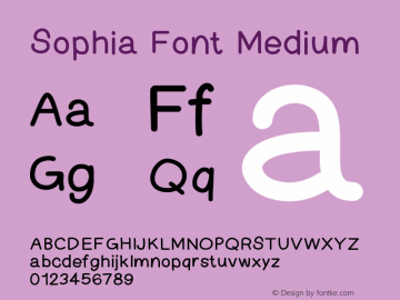 Sophia Font