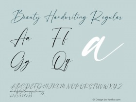 Beauty Handwriting