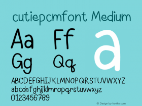 cutiepcmfont