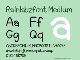 Rainlabzfont