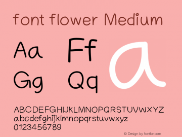 font flower