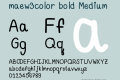 maew3color Bold