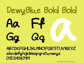 DewyBlue Bold